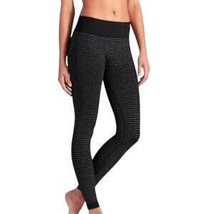 Athleta Shimmer Black Tight Legging Small 242843